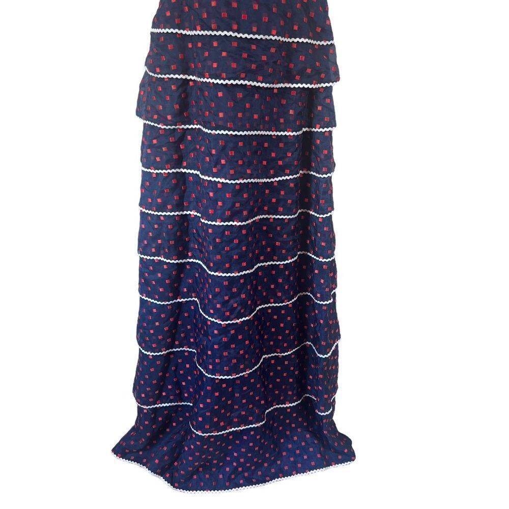 Tory Burch Ernestina Tiered Silk Maxi Dress - Picture 4 of 17